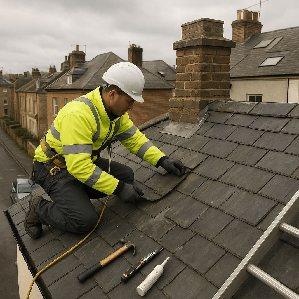 Dachinspektion und Reparatur eines Wohnhauses in Wien